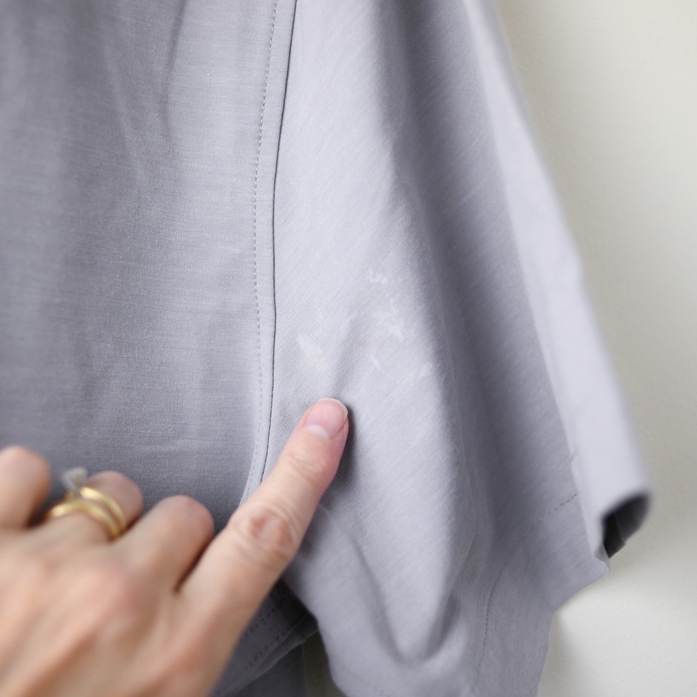 Vuori Bridge Button Down Mens XL Fog Grey Short Sleeve Performance Shirt V184 - Picture 6 of 11